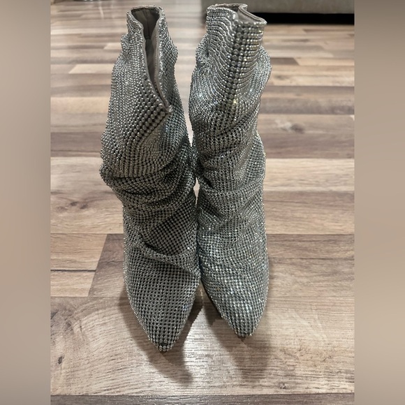 King High Heel Booties Size 7.5 Vigo Fiore - Picture 3 of 5